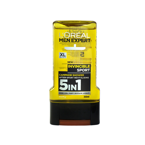 L'Oreal Men Expert 5In1 Invincible Sport Shower Gel 300ml in UK