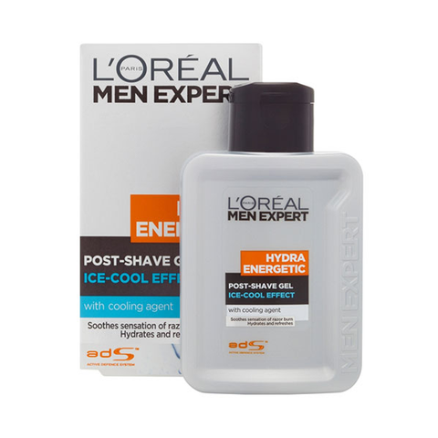 L'Oreal Men Expert Hydra Energetic Ice Cool Effect Post Shave Gel 100ml in UK