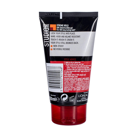 L'Oreal Studio Line Xtreme Hold 48h Indestructible Hair Gel 150ml