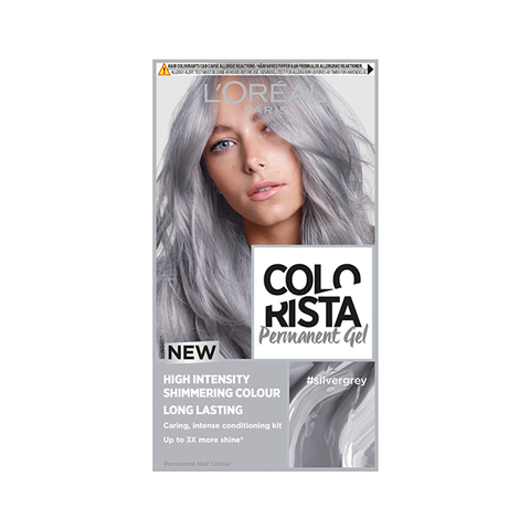 L'Oreal Colorista Silver Grey Permanent Gel Hair Dye in UK