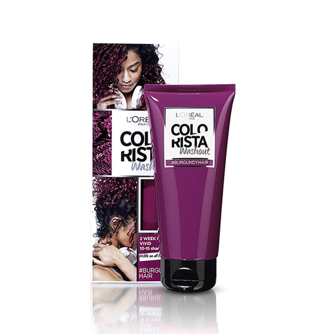 L'Oreal Colorista Washout Burgundy Semi-Permanent Hair Dye in UK