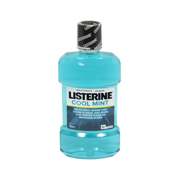 Listerine Cool Mint Mouthwash 500ml in UK