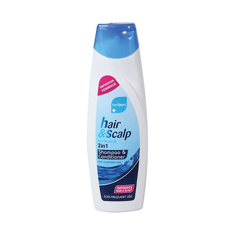 Medipure Hair & Scalp Anti Dandruff 2In1 Shampoo & Conditioner 400ml in UK