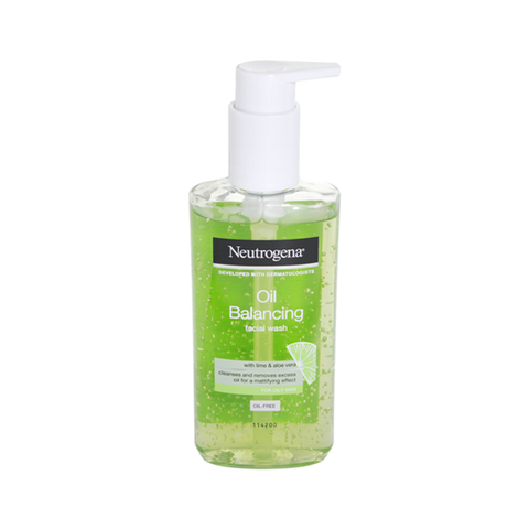Neutrogena Oil Balancing Face Wash with Lime & Aloe Vera for Oily Skin 200ml in UK