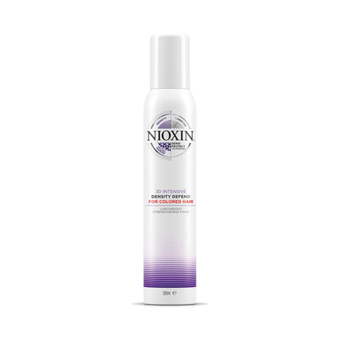 Nioxin 3D Intensive Density Defend Strengthening Foam for Colored Hair 200ml