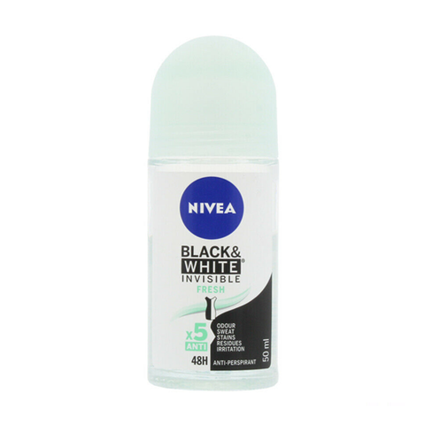 Nivea Black & White Fresh Anti-Perspirant Roll-On Deodorant 50ml