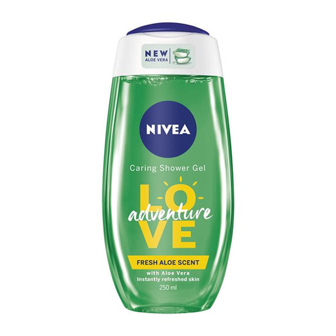 Nivea Love Adventure Fresh Aloe Vera Shower Gel 250ml in UK