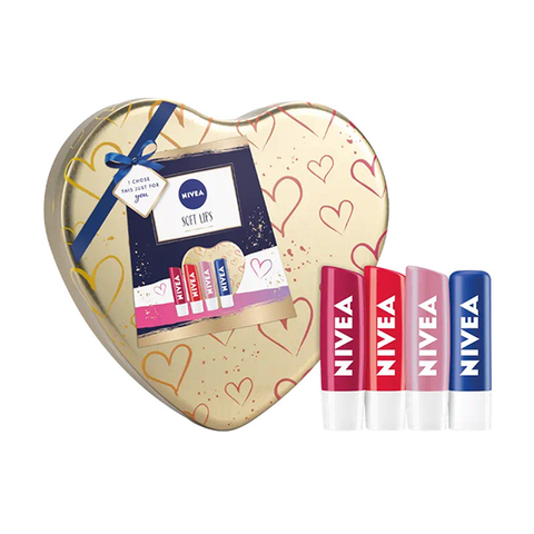 Nivea Soft Lips 5PC Lip Balm Gift Set in UK