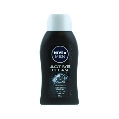 Nivea Men Active Clean Shower Gel 50ml in UK