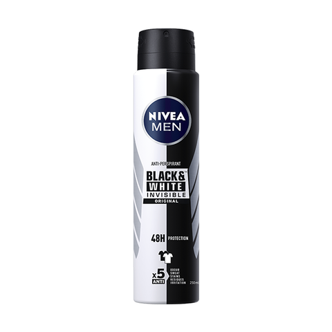 Nivea Men Black & White Original Anti-Perspirant Deodorant 250ml in UK