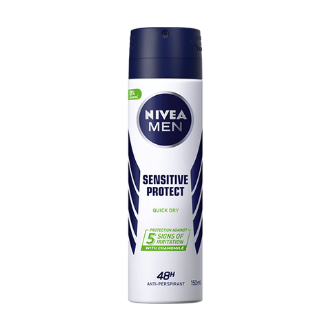 Nivea Men Sensitive Protect Anti-Perspirant Deodorant Spray 150ml in UK