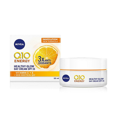 Nivea Q10 Vitamin C Anti-Wrinkle & Energy Face Cream SPF15 50ml in UK