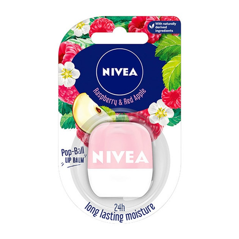 Nivea Raspberry & Red Apple Caring Lip Balm in UK