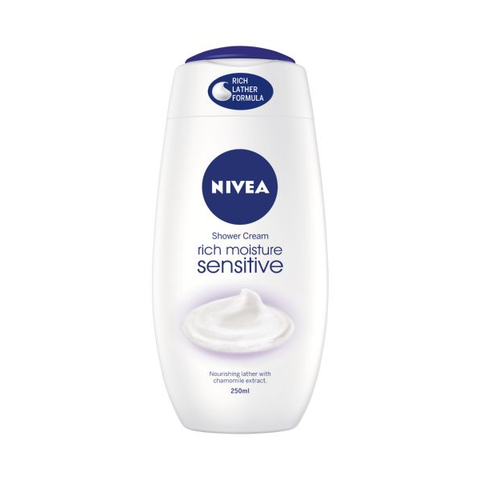 Nivea Rich Moisture Sensitive Shower Cream 250ml in UK