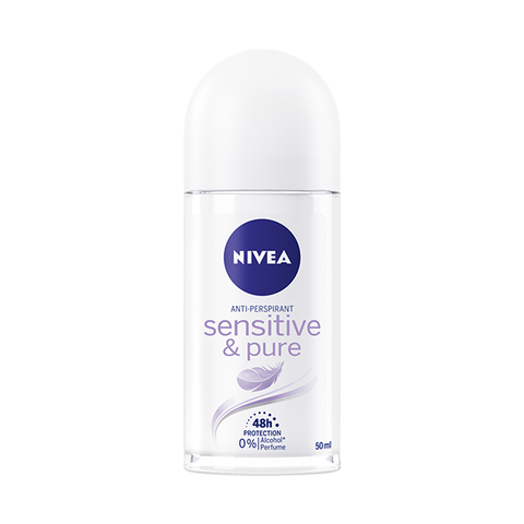 Nivea Sensitive & Pure Anti-Perspirant Roll-On Deodorant 50ml in UK