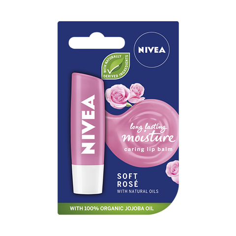 Nivea Soft Rose Lip Balm 4.8g in UK