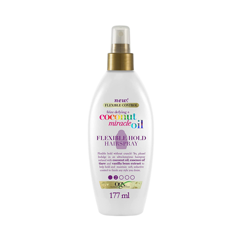 OGX Coconut Miracle Oil Flexible Hold Hair Spray 177ml in UK
