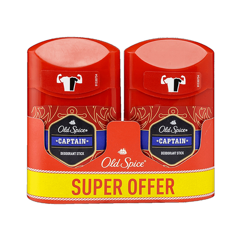 Old Spice Captain Deodorant Stick 2x50ml in UK