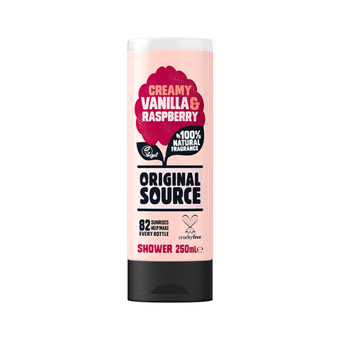 Original Source Creamy Vanilla & Raspberry Shower Gel 250ml in UK