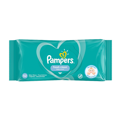 Pampers Baby Wipes Fresh Clean 52's in UK