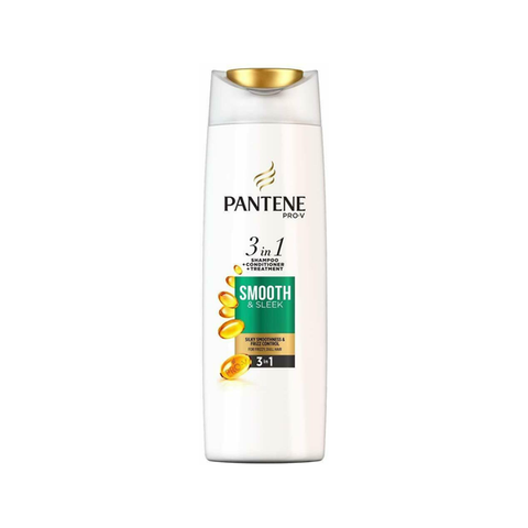 Pantene Pro-V Smooth & Sleek 3-in-1 Shampoo + Conditioner + Treatment 400ml