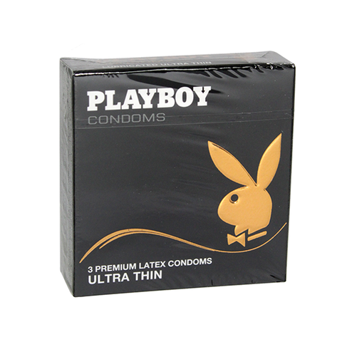 Playboy Condoms Ultra Thin 3's in UK