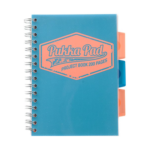Pukka Pad A5 Project Book Blue in UK
