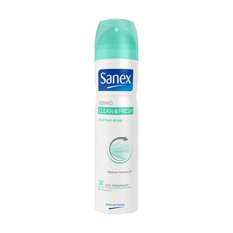 Sanex Dermo Clean & Fresh 24H Anti-Perspirant Deodorant 250ml in UK