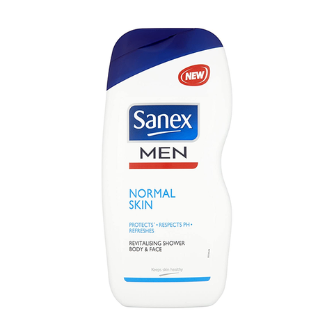 Sanex Men Normal Skin Revitalising Body & Face Shower Gel 250ml in UK