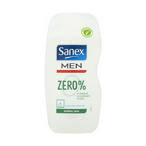 Sanex Men Zero% Normal Skin Body & Face Shower Gel 500ml in UK
