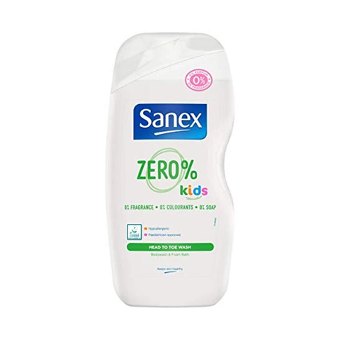 Sanex Zero% Kids Head To Toe Wash 500ml in UK