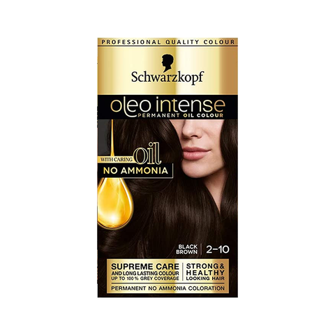 Schwarzkopf Oleo Intense Permanent Hair Dye 2-10 Black Brown in UK