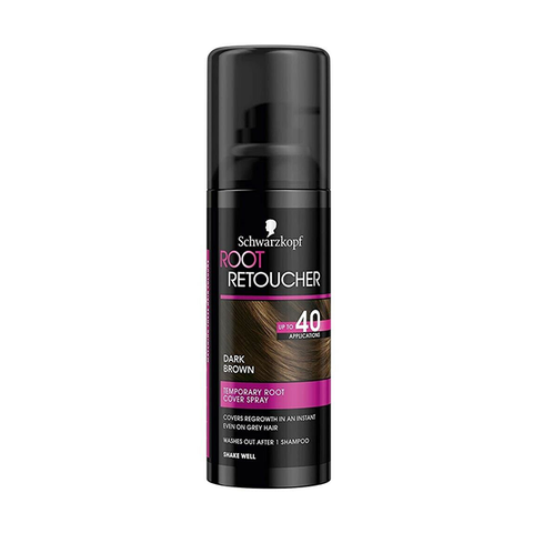 Schwarzkopf Root Retoucher Instant Temporary Cover Spray Dark Brown 120ml in UK