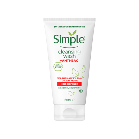 Simple Kind Defence Antibacterial Cleansing Face Wash 150ml in UK