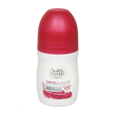 Soft & Gentle Wild Rose & Vanilla Roll-On Deodorant 50ml
