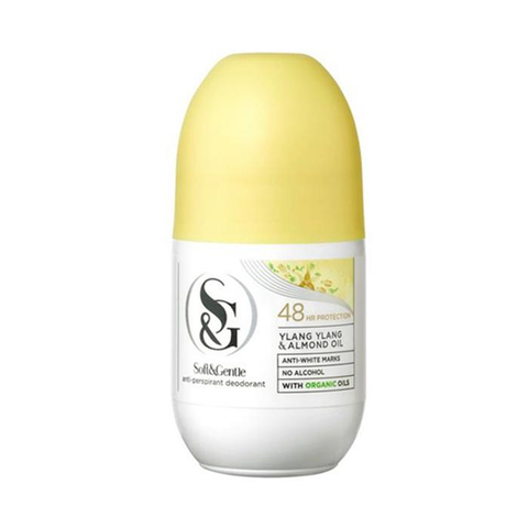 Soft & Gentle Ylang Ylang & Almond Oil Roll On Deodorant 50ml in UK