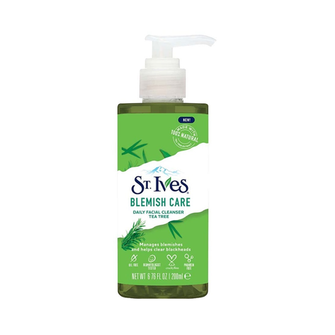 St. Ives Blemish Care Tea Tree Daily Facial Cleanser 200ml in UK