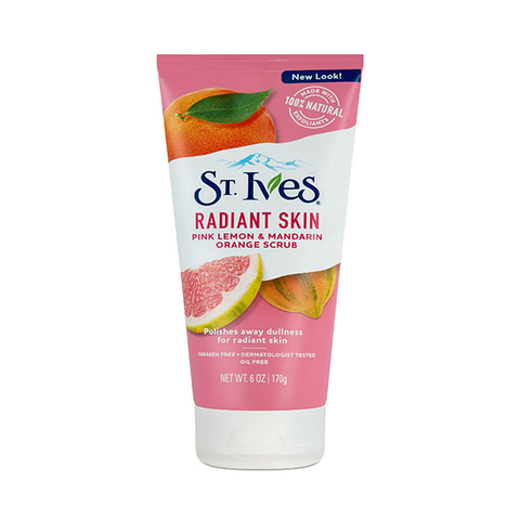 St. Ives Radiant Skin Pink Lemon & Mandarin Orange Scrub 150ml in UK