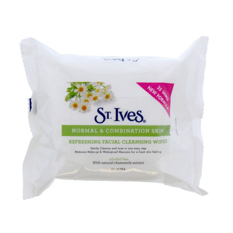 St. Ives Refreshing Facial Cleansing Wipes 35's in UK