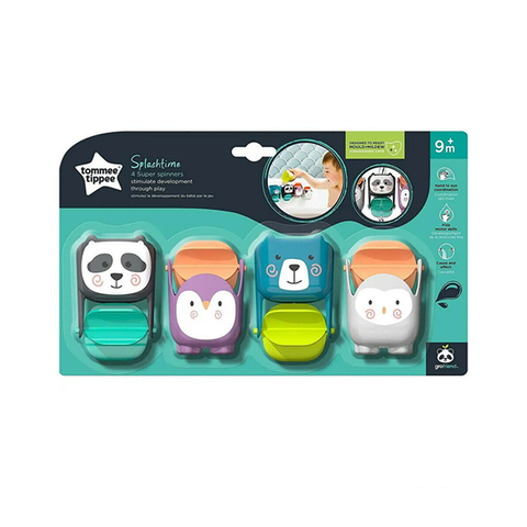 Tommee Tippee Splashtime 4 Super Spinners Baby Bath Toys in UK