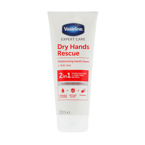 Vaseline Dry Hands Rescue 2 In 1 Moisturising Hand Cream 200ml in UK
