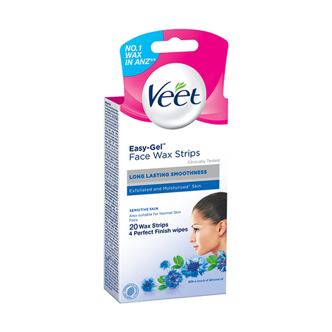 Veet Face Wax Strips Sensitive Skin 20s in UK