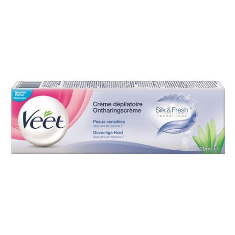 Veet Hair Removal Cream Sensitive Skin Blue 100ml in UK