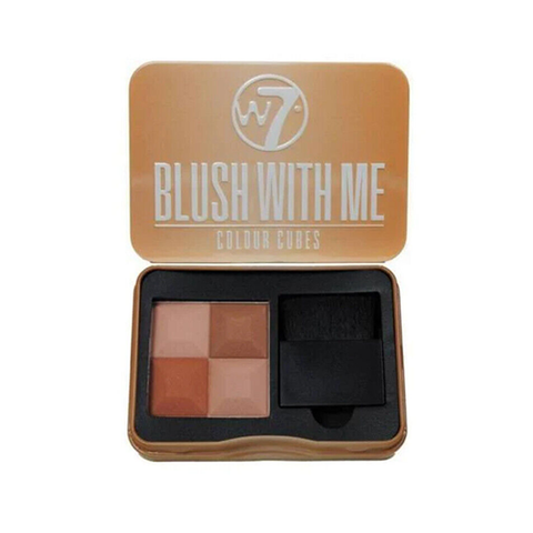 W7 Blush with Me Color Cubes Blusher Palette - Honeymoon in UK