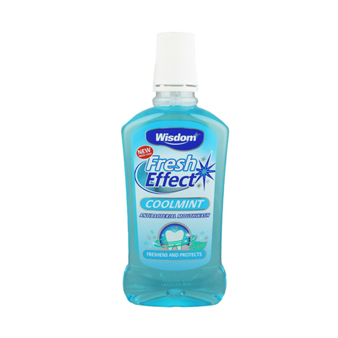 Wisdom Fresh Effect Coolmint Antibacterial Mouthwash 500ml in UK