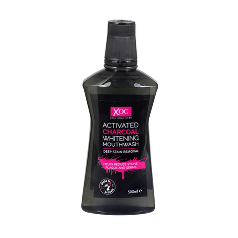 XOC Activated Charcoal Whitening Mouthwash 500ml in UK