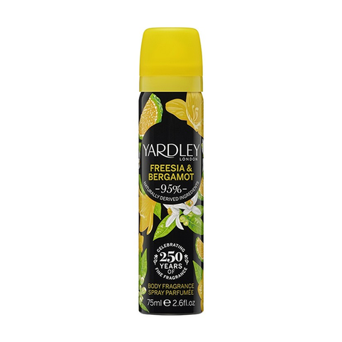 Yardley Freesia & Bergamot Deodorising Body Spray 75ml in UK