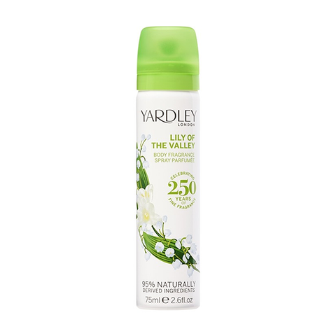 Yardley Lily Of The Valley Deodorising Body Spray 75ml in UK