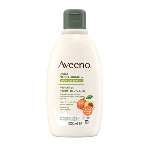 Aveeno Daily Moisturising Yogurt Apricot & Honey Body Wash 300ml in UK